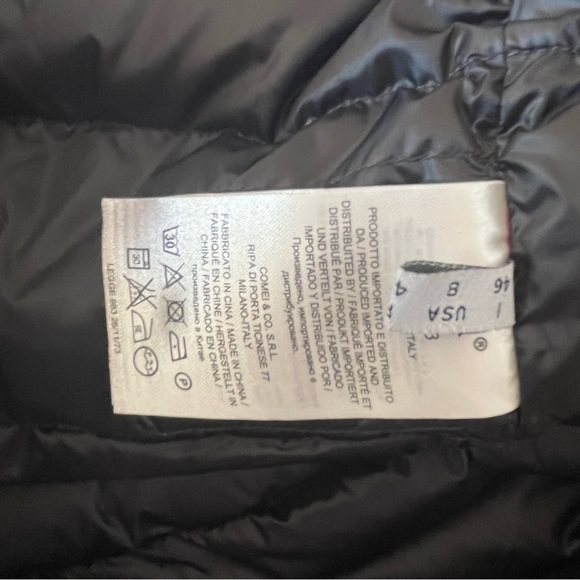 Add Ultra Lightweight Black Down Jacket SZ 8 - Picture 8 of 9